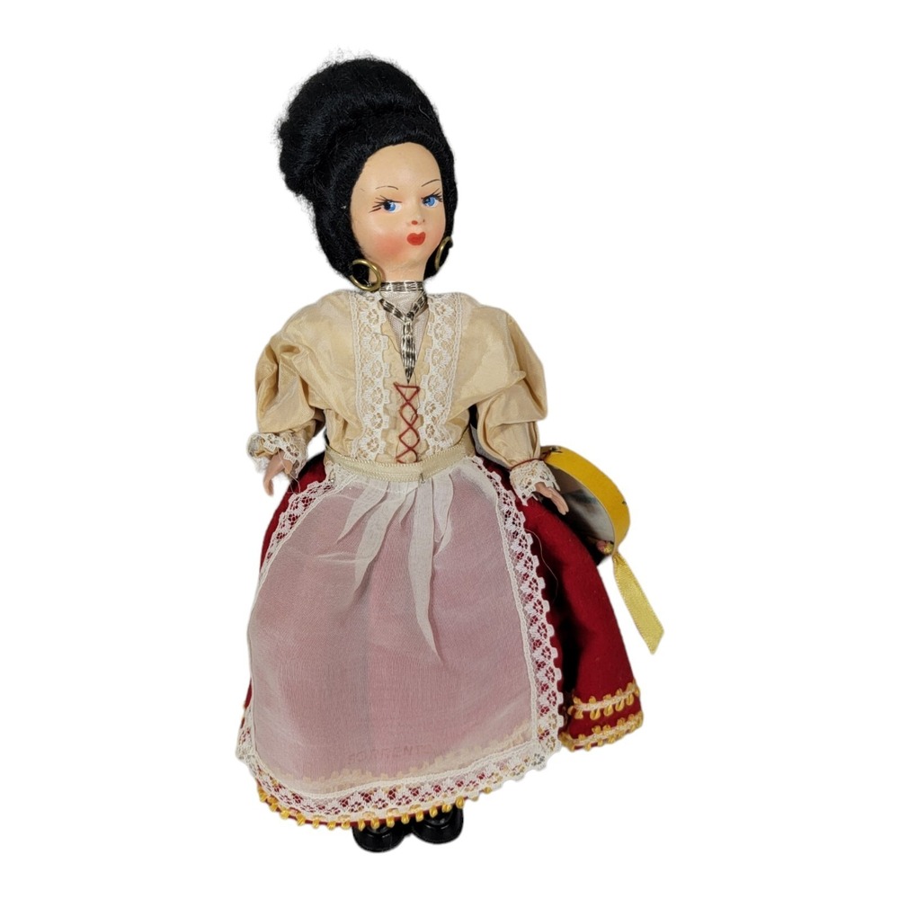 Vintage Eros Napoli Doll Traditional Clothing w/Tag Dress